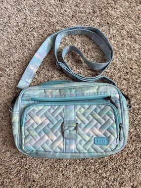 WOMENS LUG CAROUSEL CROSS-BODY BAG PURSE